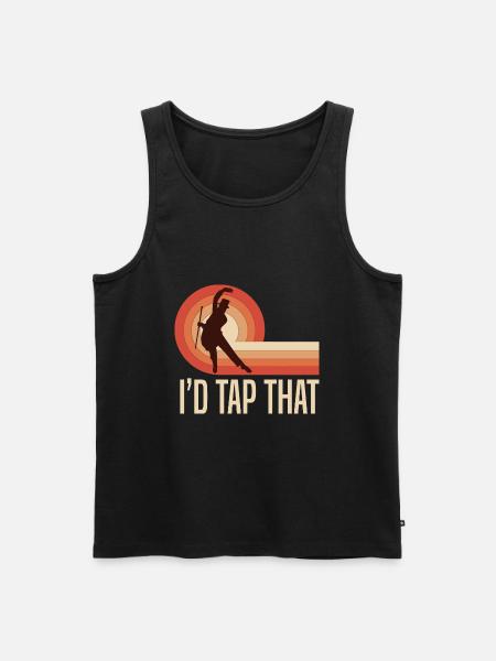 Stepptänzer - Männer Premium Bio Tank Top - Schwarz