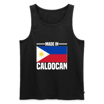 Philippinen Flagge | Filipino Land Asien Geschenke - Männer Premium Bio Tank Top - Schwarz - Vorne - Michal (187cm)