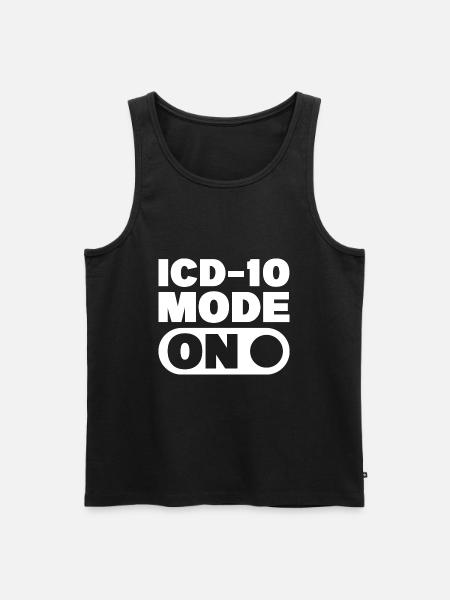 Medizinischer Kodierer - Männer Premium Bio Tank Top - Schwarz