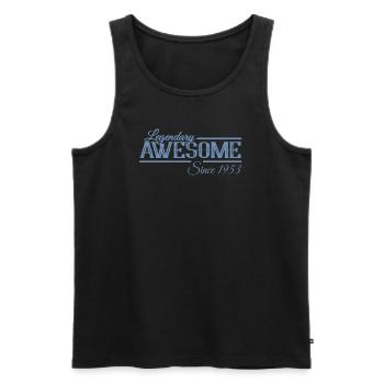 Awesome Since 1953 Birthday Men Women - Men's Premium Organic Tank Top - black - Front - Michal (187cm)