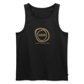 Vorname Marie Sprüche Verkehrt in schlechten - Männer Premium Bio Tank Top - Schwarz - Vorne - Michal (187cm)