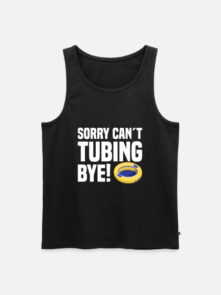River Tubing - Männer Premium Bio Tank Top - Schwarz