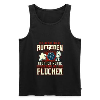 Gesellschaftsspiele Spieleabend Brettspiele - Männer Premium Bio Tank Top - Schwarz - Vorne - AI Model Male 178 light (178cm)