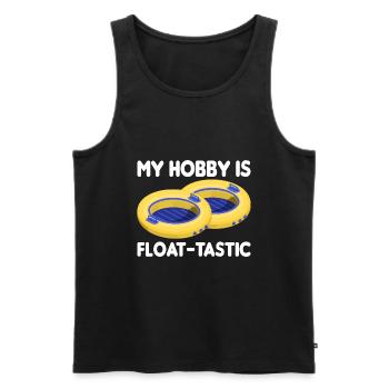 Rafting Wassersport - Männer Premium Bio Tank Top - Schwarz - Vorne - Michal (187cm)