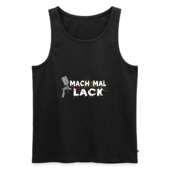 Fahrzeuglackierer Meister Auto Lackiererei - Männer Premium Bio Tank Top - Schwarz - Vorne - Michal (187cm)
