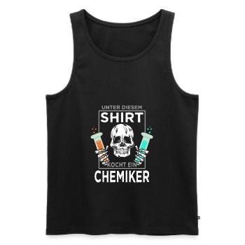 Chemielaborant Chemiker Chemielabor - Männer Premium Bio Tank Top - Schwarz - Vorne - Michal (187cm)