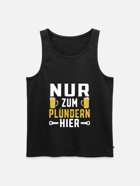Nachbar Einzug Einweihungsparty Nachbarschaft - Männer Premium Bio Tank Top - Schwarz