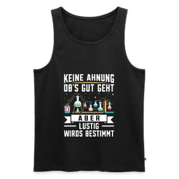 Chemielaborant Chemiker Chemielabor - Männer Premium Bio Tank Top - Schwarz - Vorne - Michal (187cm)