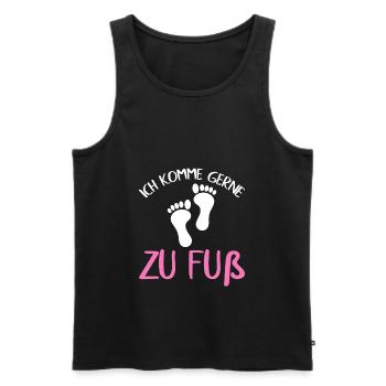 Podologin Nageldesignerin Podologie - Männer Premium Bio Tank Top - Schwarz - Vorne - Michal (187cm)