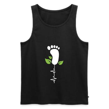 Podiatrist Nail Designer Podiatry - Men's Premium Organic Tank Top - black - Front - AI Model Male 178 light (178cm)