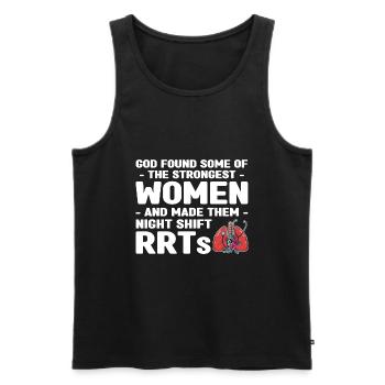 Atemtherapeut Geschenke | Atemtherapeuten Arzt - Männer Premium Bio Tank Top - Schwarz - Vorne - Michal (187cm)