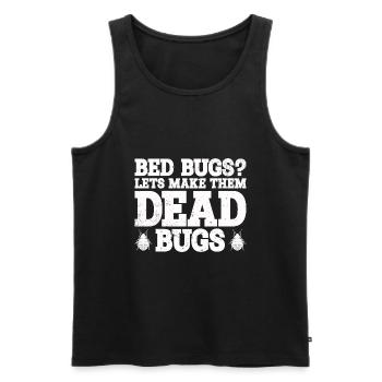 Schädlingsbekämpfung - Männer Premium Bio Tank Top - Schwarz - Vorne - AI Model Male 178 light (178cm)