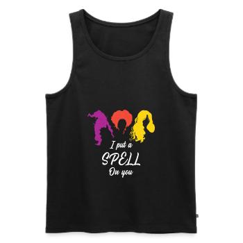 Hokuspokus Ich habe dich verzaubert - Männer Premium Bio Tank Top - Schwarz - Vorne - AI Model Male 178 light (178cm)