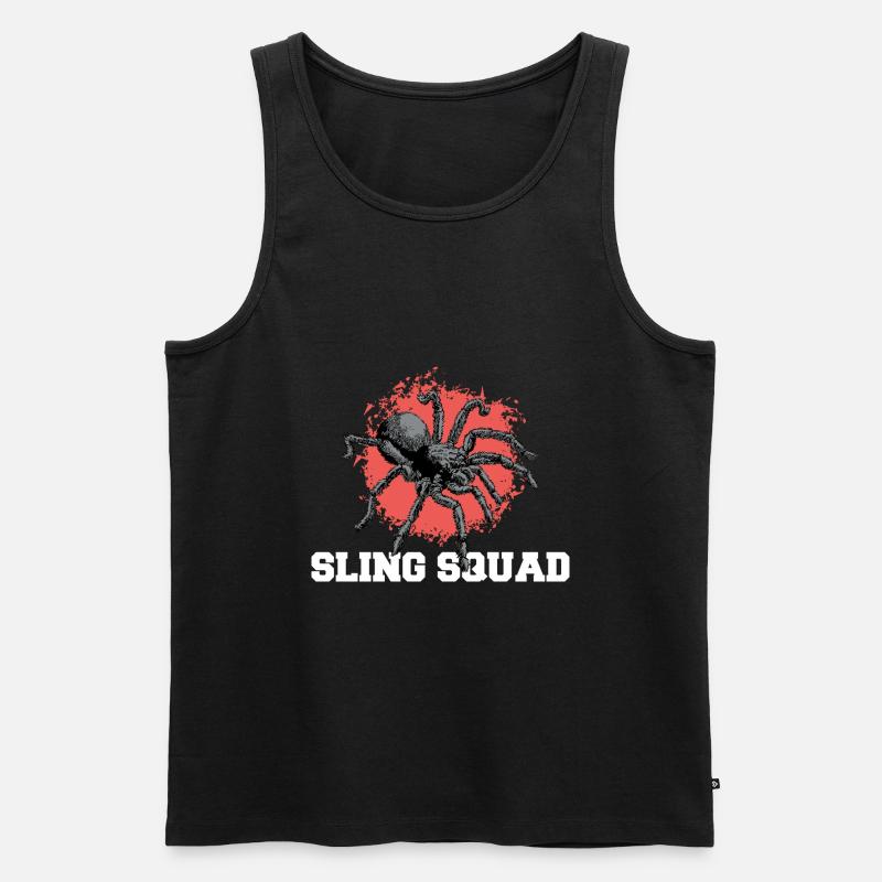 Tarantula Spinne | Haustiere Tarantulas Geschenke - Männer Premium Bio Tank Top - Schwarz
