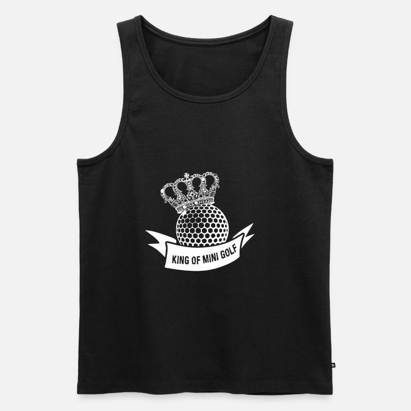 minigolf - Männer Premium Bio Tank Top - Schwarz