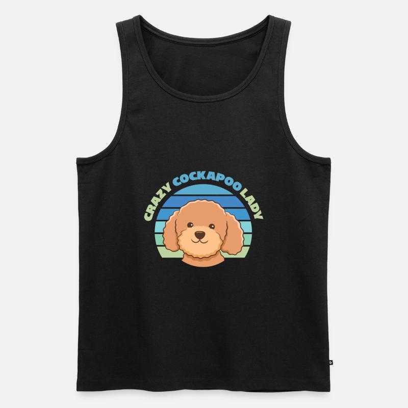 Cockapoo - Men's Premium Organic Tank Top - black