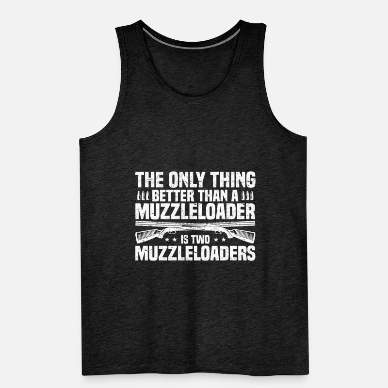 Muzzle Loader | Schießverein Gewehr Waffe Geschenk Männer Premium Bio Tank Top
