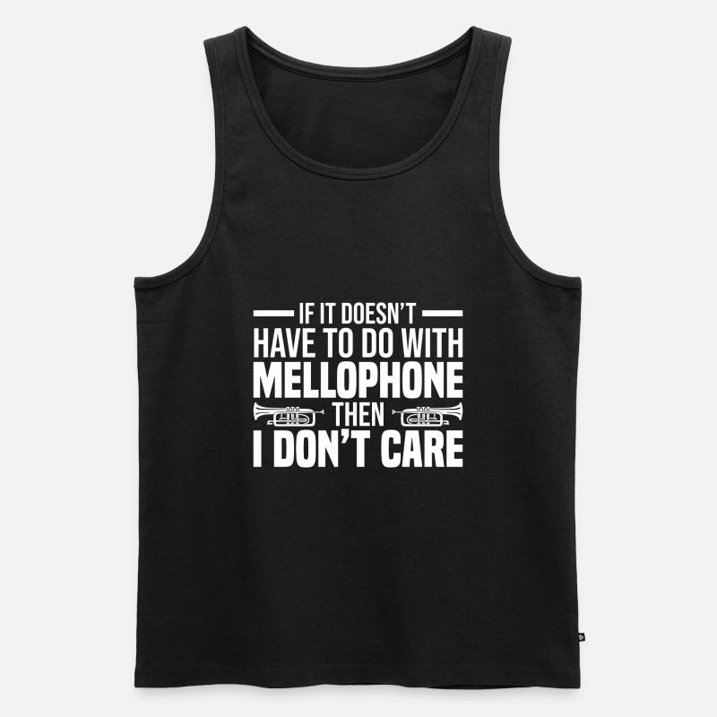 Mellophon Spieler - Männer Premium Bio Tank Top - Schwarz