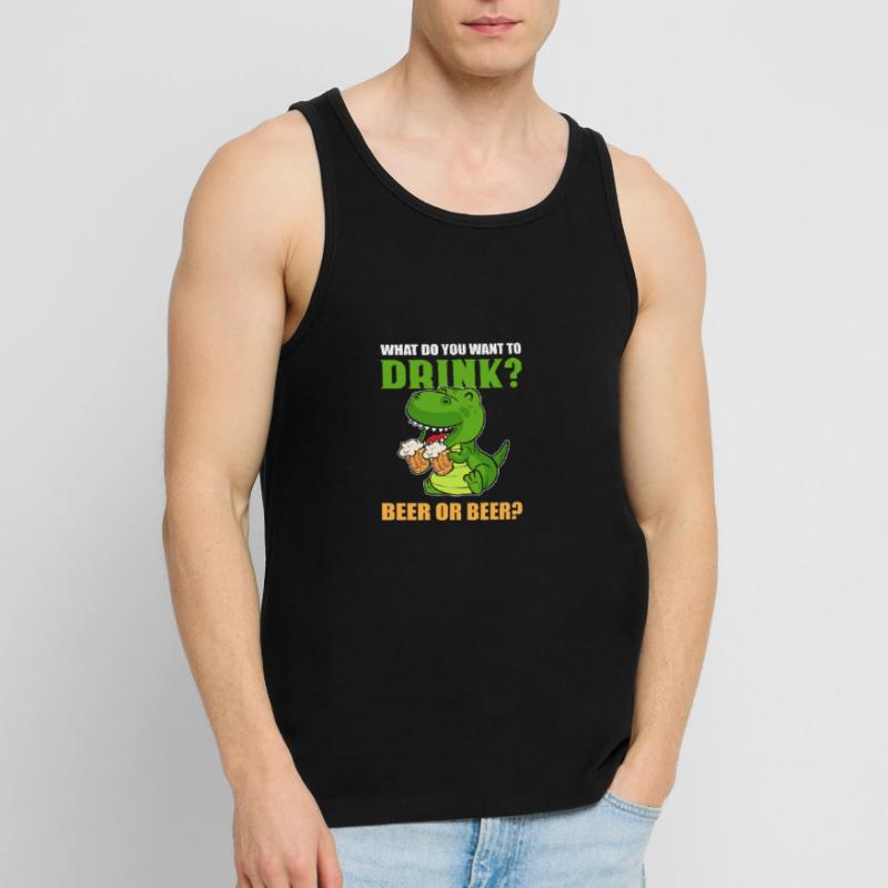 Bier oder Bier Barista Geschenk Männer Premium Bio Tank Top
