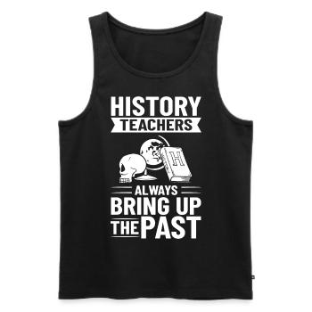 Geschichte Lehrer Lektion Professor Historiker - Männer Premium Bio Tank Top - Schwarz - Vorne - AI Model Male 178 light (178cm)