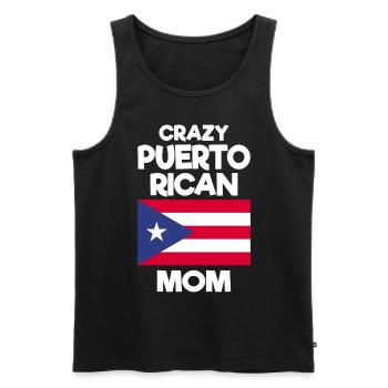 Puerto Rico | Puerto Ricaner Flagge Geschenkideen - Männer Premium Bio Tank Top - Schwarz - Vorne - Michal (187cm)