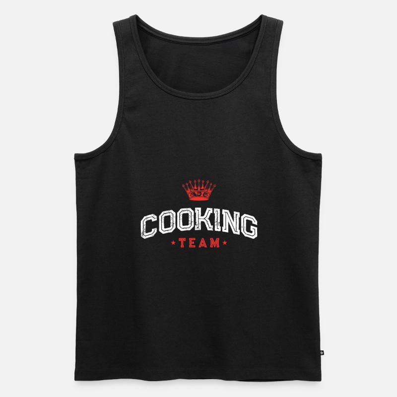 Cooking Team - Männer Premium Bio Tank Top - Schwarz