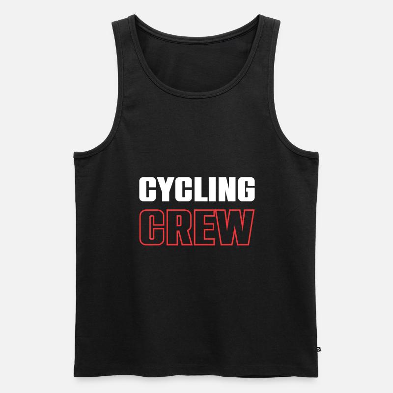 Cycling Crew - Männer Premium Bio Tank Top - Schwarz