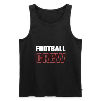 Équipe de football - Débardeur bio Premium Homme - noir - Devant - AI Model Male 178 light (178cm)
