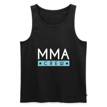 Mma Crew - Männer Premium Bio Tank Top - Schwarz - Vorne - Michal (187cm)