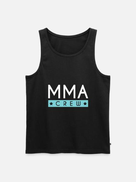Mma Crew - Men's Premium Organic Tank Top - black