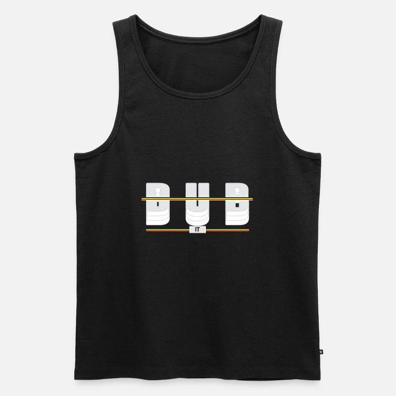 Dub-it Rasta - Männer Premium Bio Tank Top - Schwarz