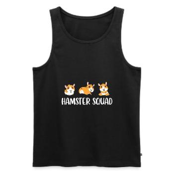 Hamster Squad Animal Lover Pet Owner Rodents Hamst - Männer Premium Bio Tank Top - Schwarz - Vorne - Michal (187cm)