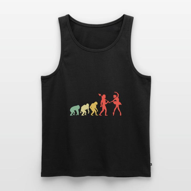 Evolution Dancing For Dancing Dancer Choreography Men's Premium Organic Tank Top