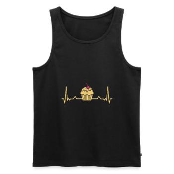 Evolution Baking Pastry Baker Bread Bake Cake Bake - Men's Premium Organic Tank Top - black - Front - Michal (187cm)
