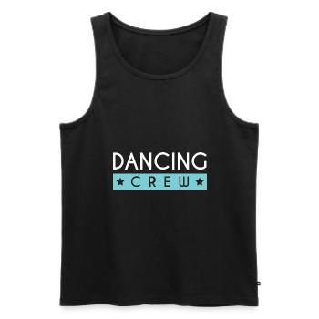 Dancing Crew - Männer Premium Bio Tank Top - Schwarz - Vorne - Michal (187cm)
