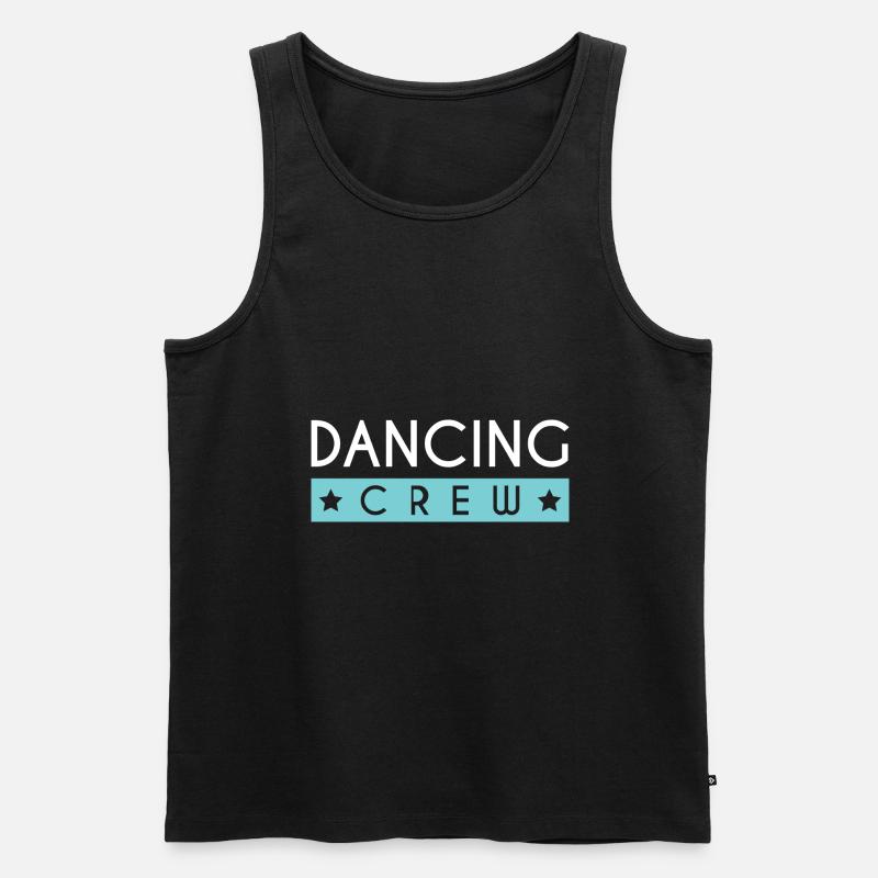 Dancing Crew - Männer Premium Bio Tank Top - Schwarz