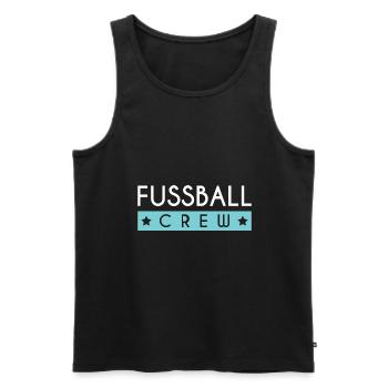 Équipe de football - Débardeur bio Premium Homme - noir - Devant - AI Model Male 178 light (178cm)