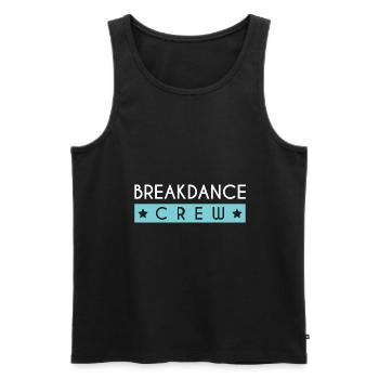 Équipe de breakdance - Débardeur bio Premium Homme - noir - Devant - AI Model Male 178 light (178cm)