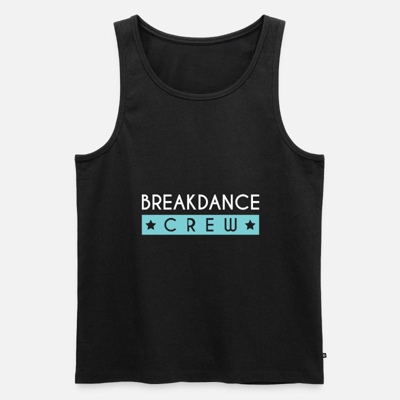 Breakdance Crew - Männer Premium Bio Tank Top - Schwarz