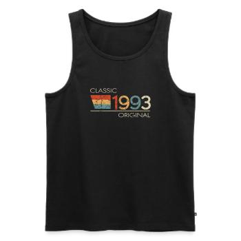 1993 Birthday Classic Original - Men's Premium Organic Tank Top - black - Front - Michal (187cm)