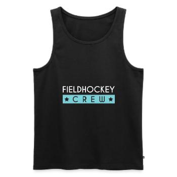 Équipe de hockey sur gazon - Débardeur bio Premium Homme - noir - Devant - Michal (187cm)