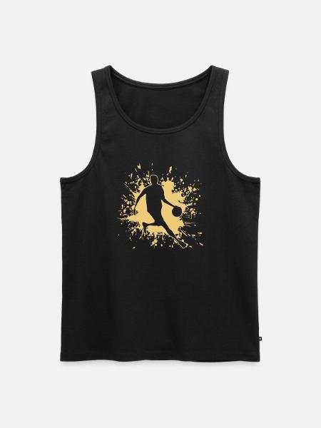 Basketball - Männer Premium Bio Tank Top - Schwarz