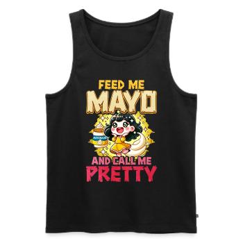 Mayonnaise - Männer Premium Bio Tank Top - Schwarz - Vorne - Michal (187cm)