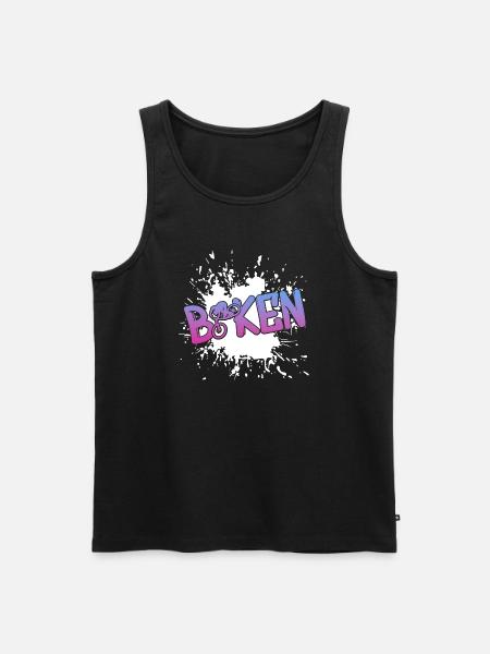 Biken Downhill - Männer Premium Bio Tank Top - Schwarz