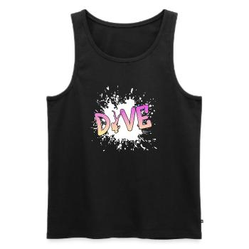 tauchen diving - Männer Premium Bio Tank Top - Schwarz - Vorne - Michal (187cm)