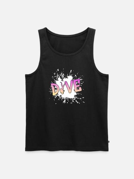 tauchen diving - Männer Premium Bio Tank Top - Schwarz