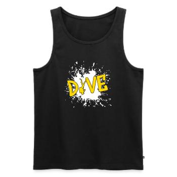 Dive - Tauchen Taucher Geschenk - Männer Premium Bio Tank Top - Schwarz - Vorne - Michal (187cm)