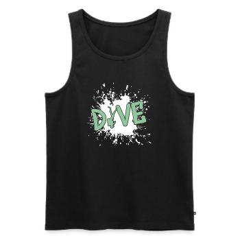 Tauchen Taucher Diving Scuba Diver - Männer Premium Bio Tank Top - Schwarz - Vorne - Michal (187cm)