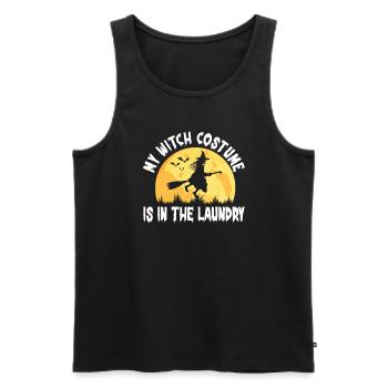 My Witch Costume Is In The Laundry Funny - Men's Premium Organic Tank Top - black - Front - Michal (187cm)