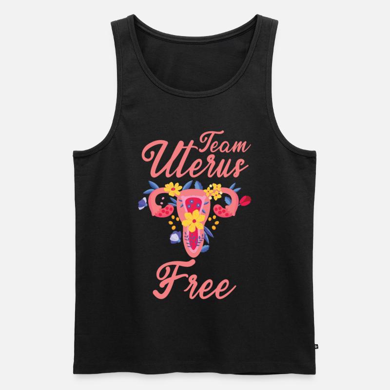 Uterus Gebärmutter Operation - Männer Premium Bio Tank Top - Schwarz
